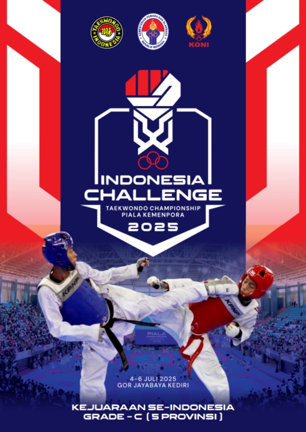 Ajang Pertarungan Prestasi Taekwondo di Tanah Air Taekwondo Indonesia Dojang mawarputih